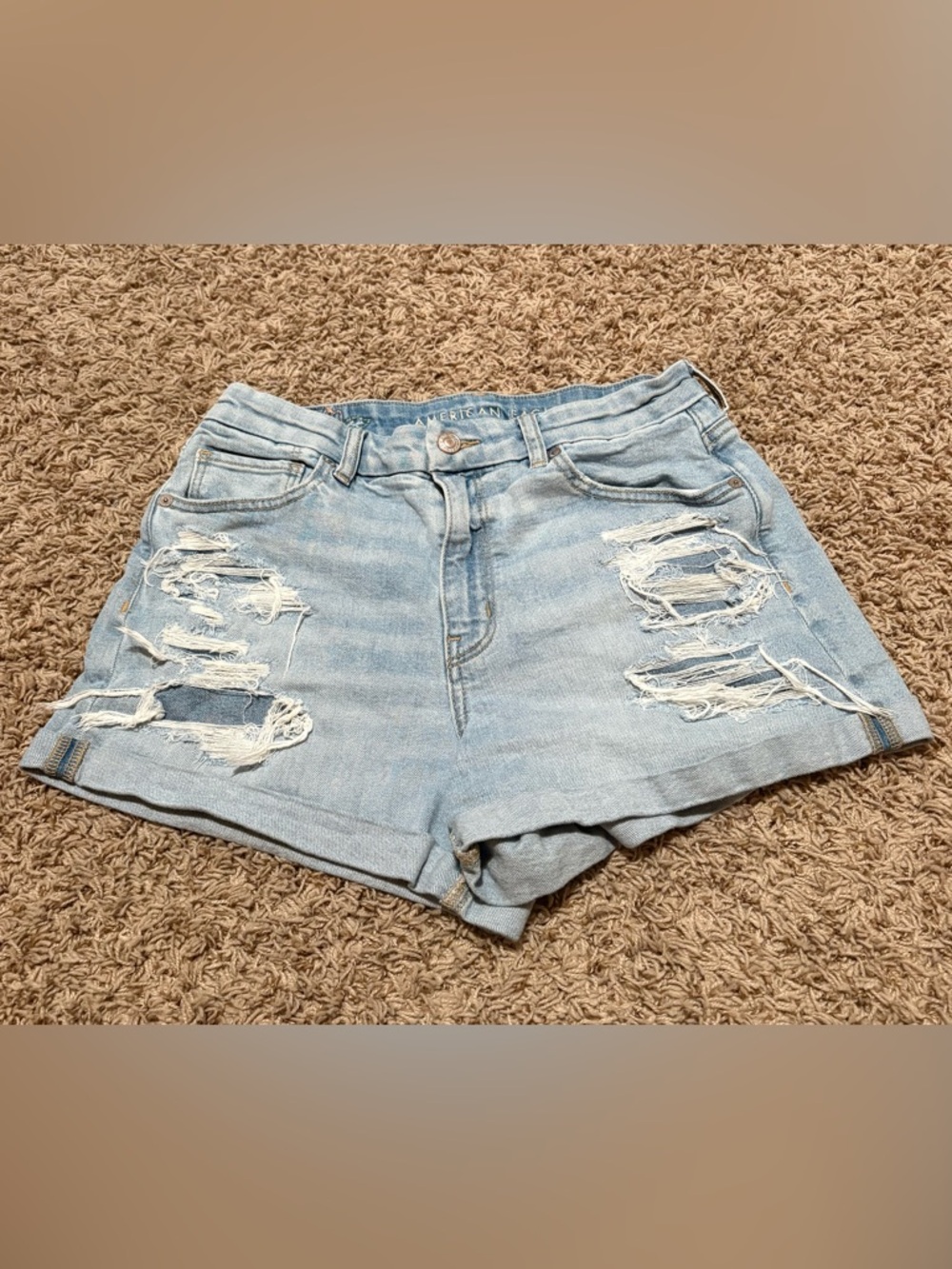 American Eagle Curvy Mom Jean Shorts Womens size 8